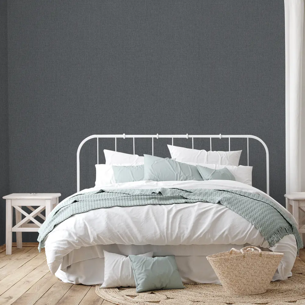 Обои флизелиновые Grandecolife Linea чёрные 0.53 м A42210 STLM-2093938 - Вид №2