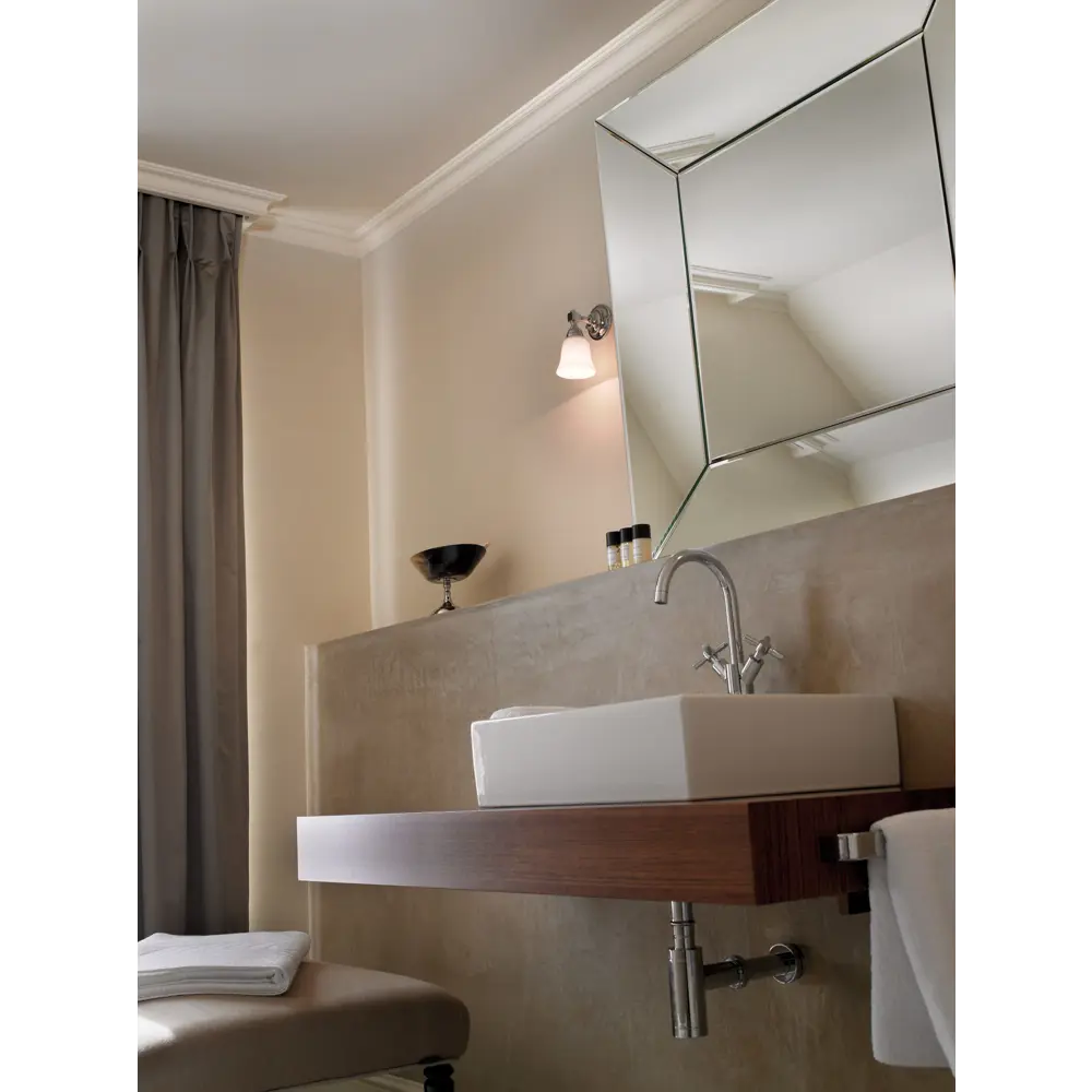 Плинтус потолочный полистирол ударопрочный NMC LM01 белый 50x75x2000 мм STLM-2018221 - Вид №4