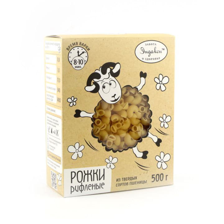 Рожки рифленые Эндакси Santreyd 4557 - Вид №1