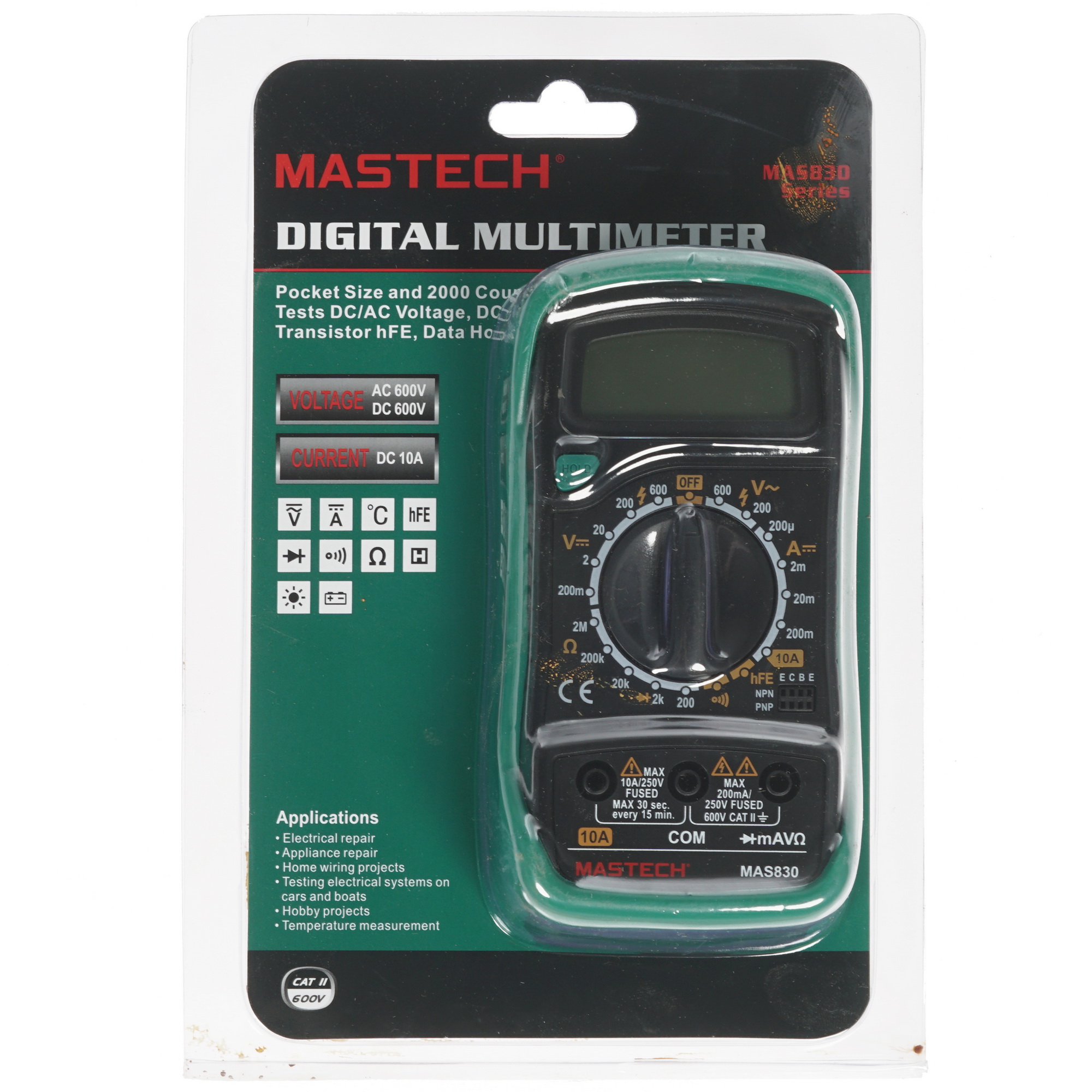 Мультиметр Mastech MAS830 1064131 STDN-0029003 - Вид №7