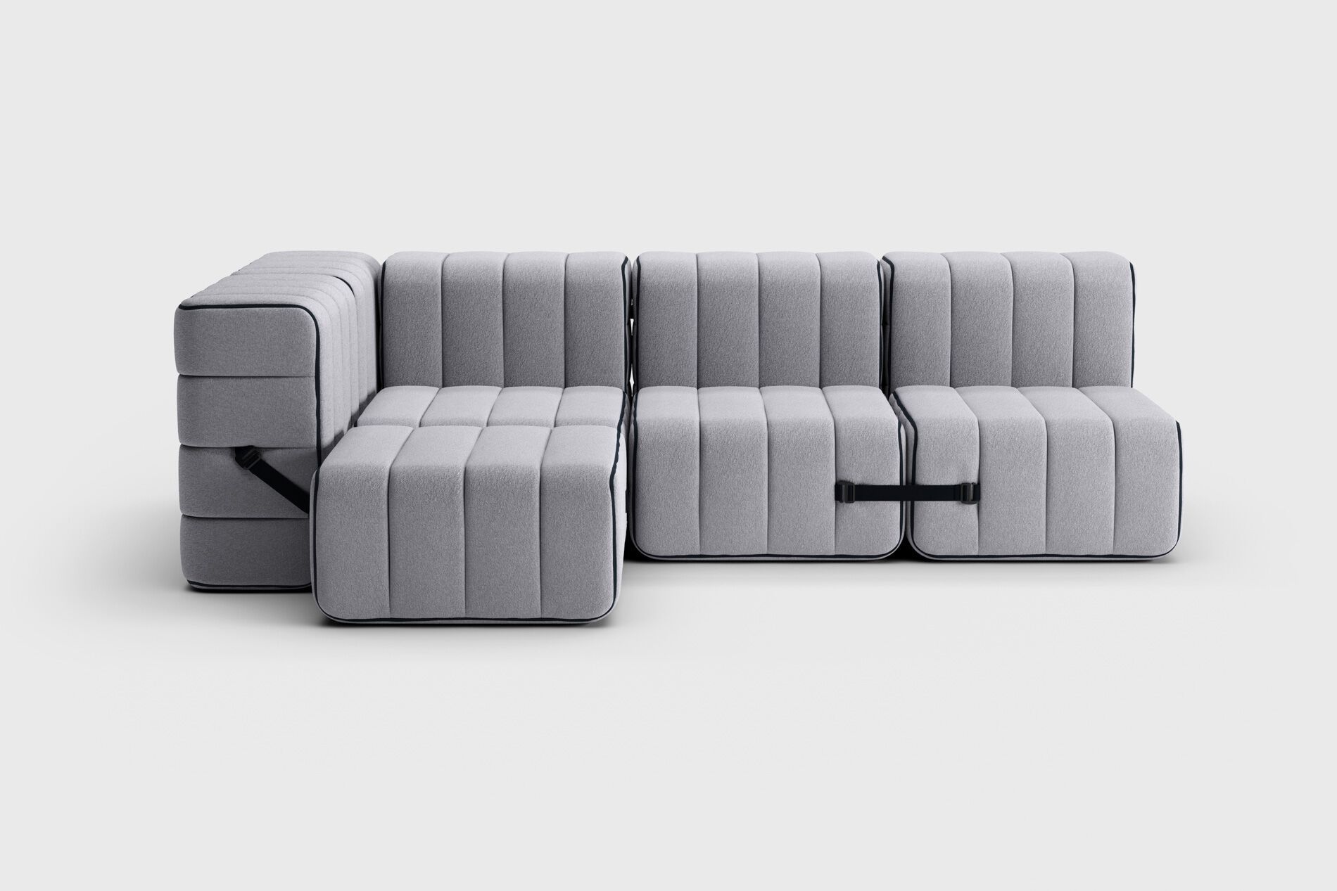 Модульный угловой диван из ткани AMBIVALENZ Curt ARCH-00061719 - Вид №31