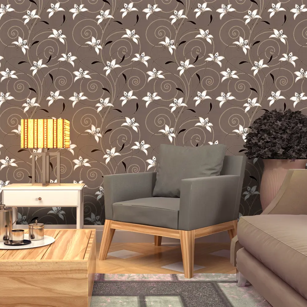 Обои флизелиновые Vilia Вояж коричневые 1.06 м 1145-62 STLM-2083647 - Вид №2