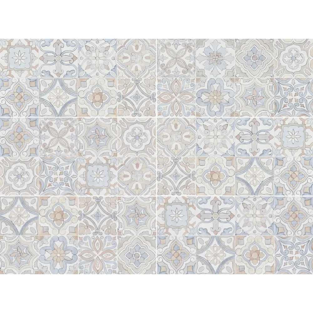 Керамогранит Vitra Newcon Пэчворк 30x60 см 1.08 м² цвет серый STLM-2104018 - Вид №1