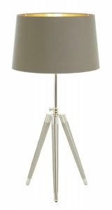 Настольная лампа Lorca Tripod (только основание) от RVAstley 5870 RVASTLEY КЛАССИЧЕСКИЕ 061977 Серый;хром
