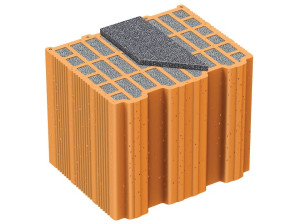 Теплоизоляционный кирпичный блок