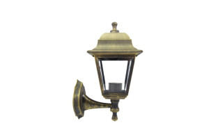16154249 Настенный светильник-фонарь бронза, 4-х гранный, прозрачное стекло 11-11БР Apeyron