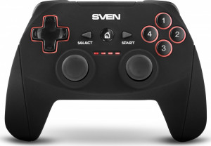 SV-015985 Беспроводной геймпад gc-2040 (11 кл. 2 мини-джойстика, d-pad, soft touch, pc/ps3/xinput) Sven