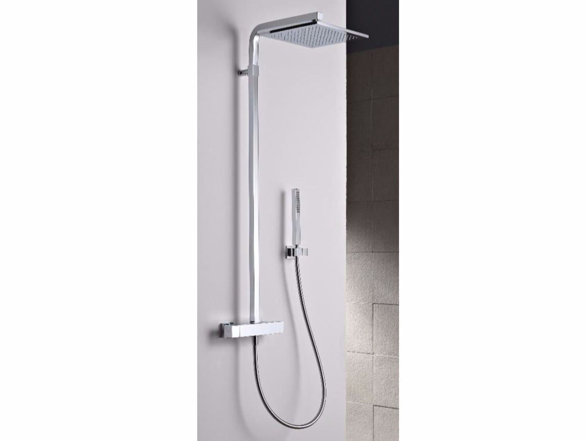 Термостатическая настенная душевая колонна с душем Zazzeri ARCH-00127844