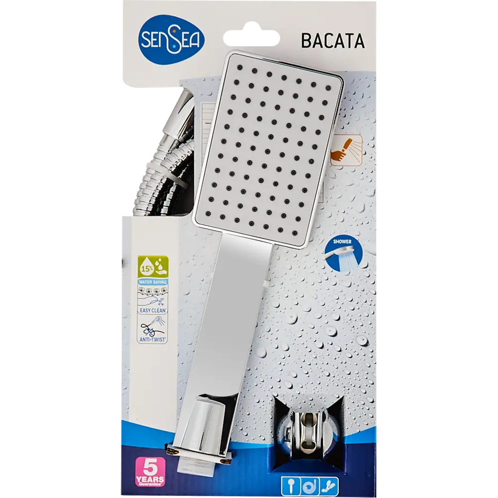 Набор для душа Sensea Bacata 1 режим цвет хром STLM-2202001 - Вид №11