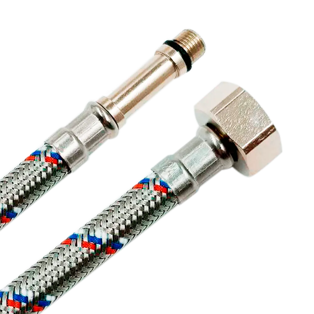 РОСТЕРМ - Гибкая подводка для смесителя с оплеткой из нержавеющей стали 89409406 STLM-1569091