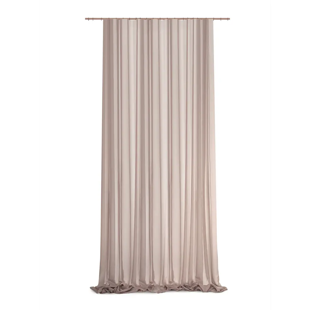 Тюль на ленте Виола 300x310 см цвет пудровый MIAMOZA STLM-2148673 - Вид №2