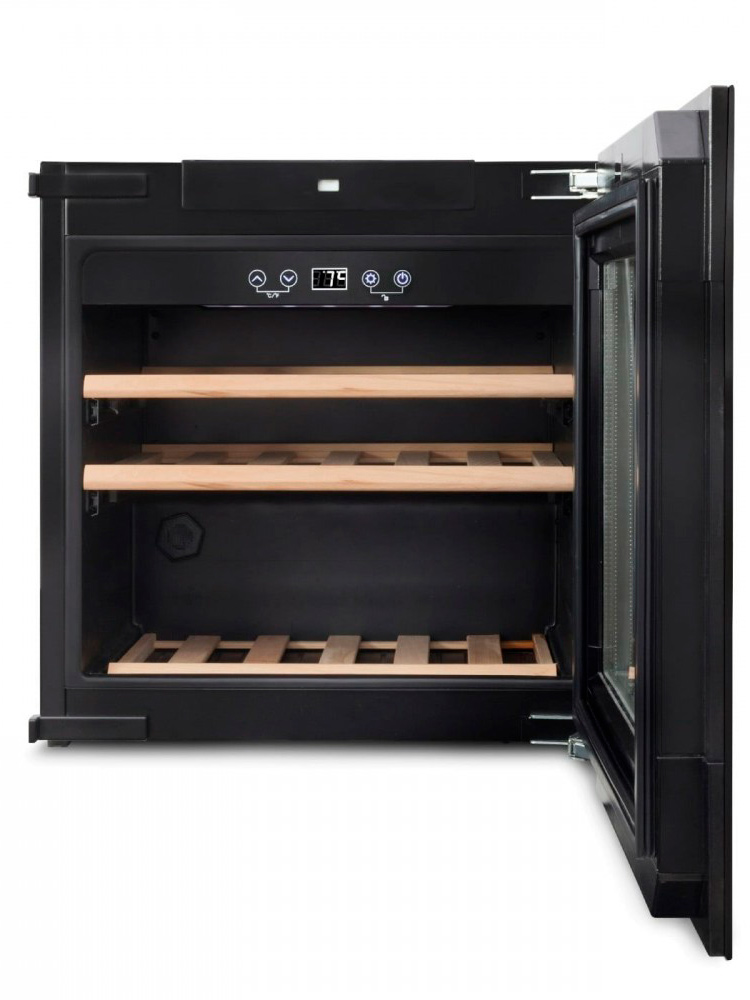 5351860 Встраиваемый винный шкаф CASO WineDeluxe E 29 черный STDN-0051002 - Вид №1