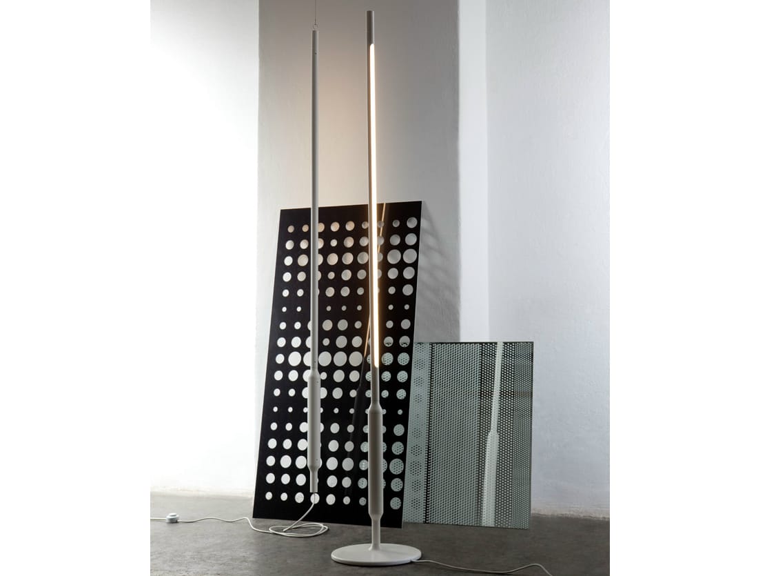 Алюминиевая люминесцентная напольная лампа Vertigo Bird ARCH-00114865