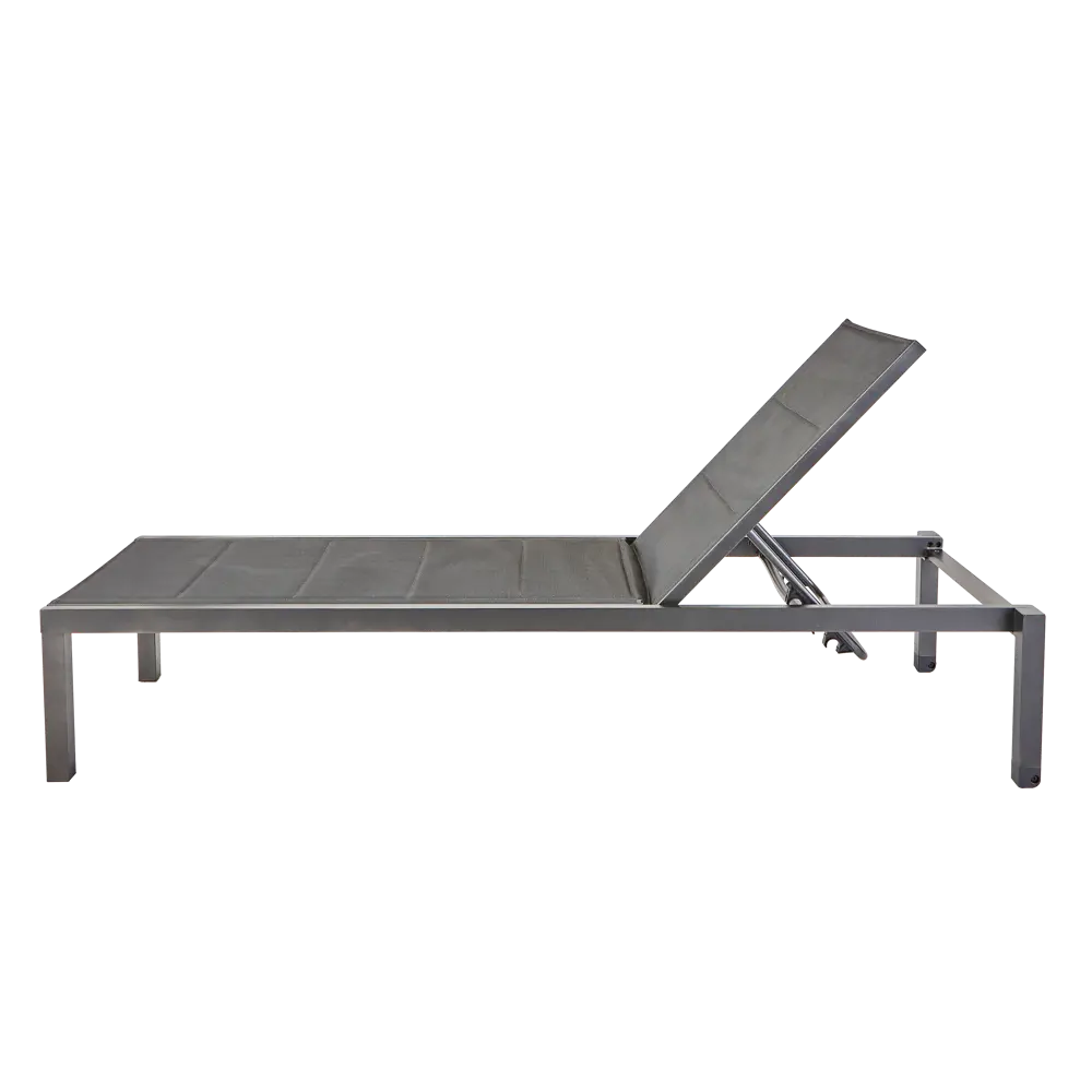Шезлонг Naterial Aquila II 200x36x75 см алюминий/текстилен серый STLM-2204471 - Вид №6