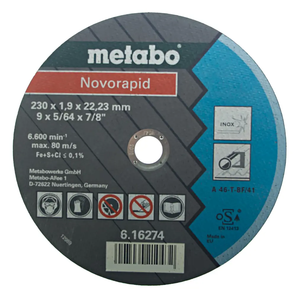 Круг отрезной по металлу Metabo, 230х1.9 мм STLM-2087672