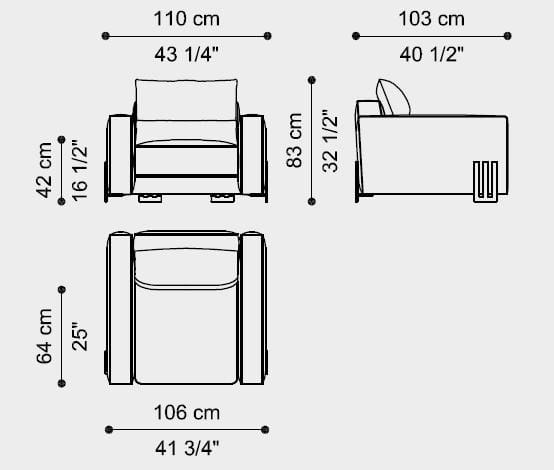 Бархатное кресло с подлокотниками ETRO Home Interiors Klee ARCH-00105028 - Вид №5
