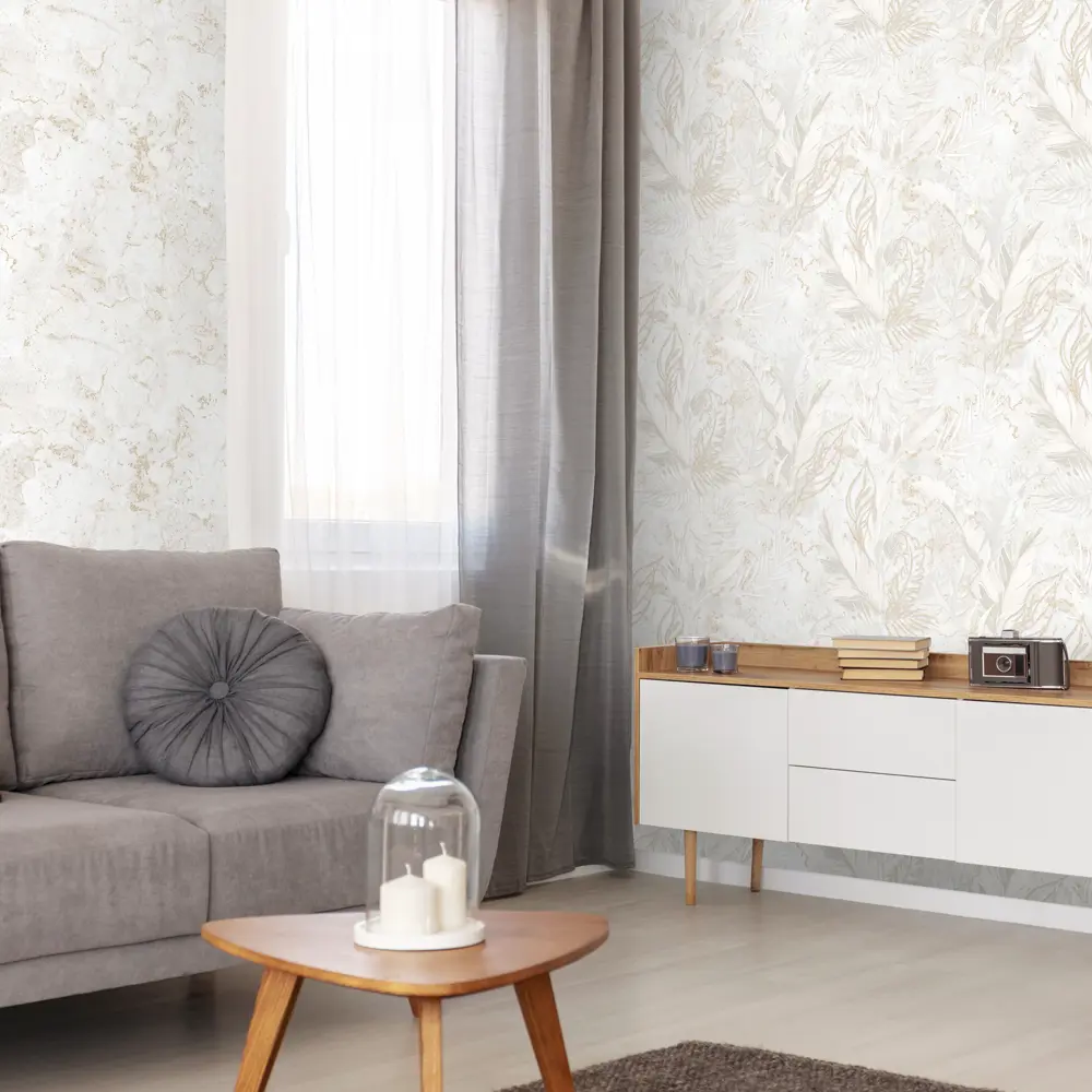 Victoria Stenova Leto - Флизелиновые обои белые с текстурой 82719269 STLM-0034751 - Вид №3