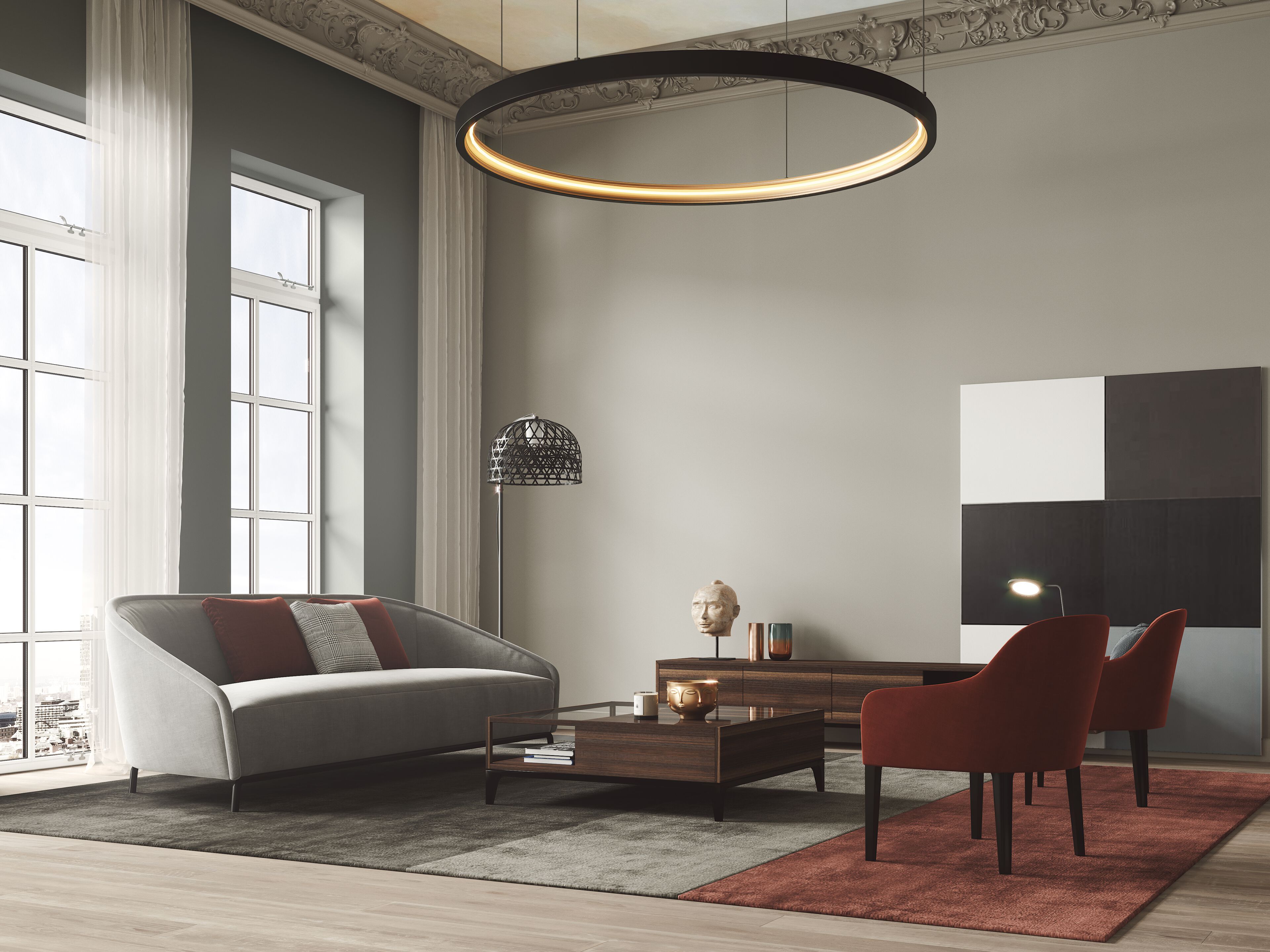 3-местный тканевый диван PRADDY Metro ARCH-00149087 - Вид №2