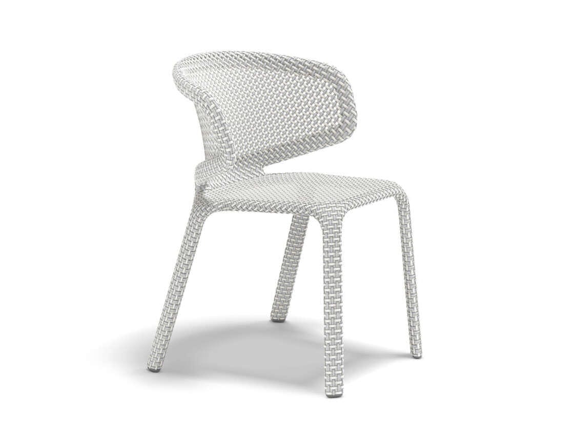 Штабелируемый садовый стул из синтетического волокна DEDON SEASHELL NUO ARCH-00108126