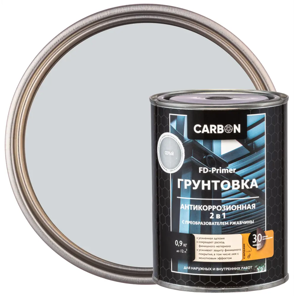 Грунтовка Carbon FD-Primer серая 0.9 кг STLM-2061350