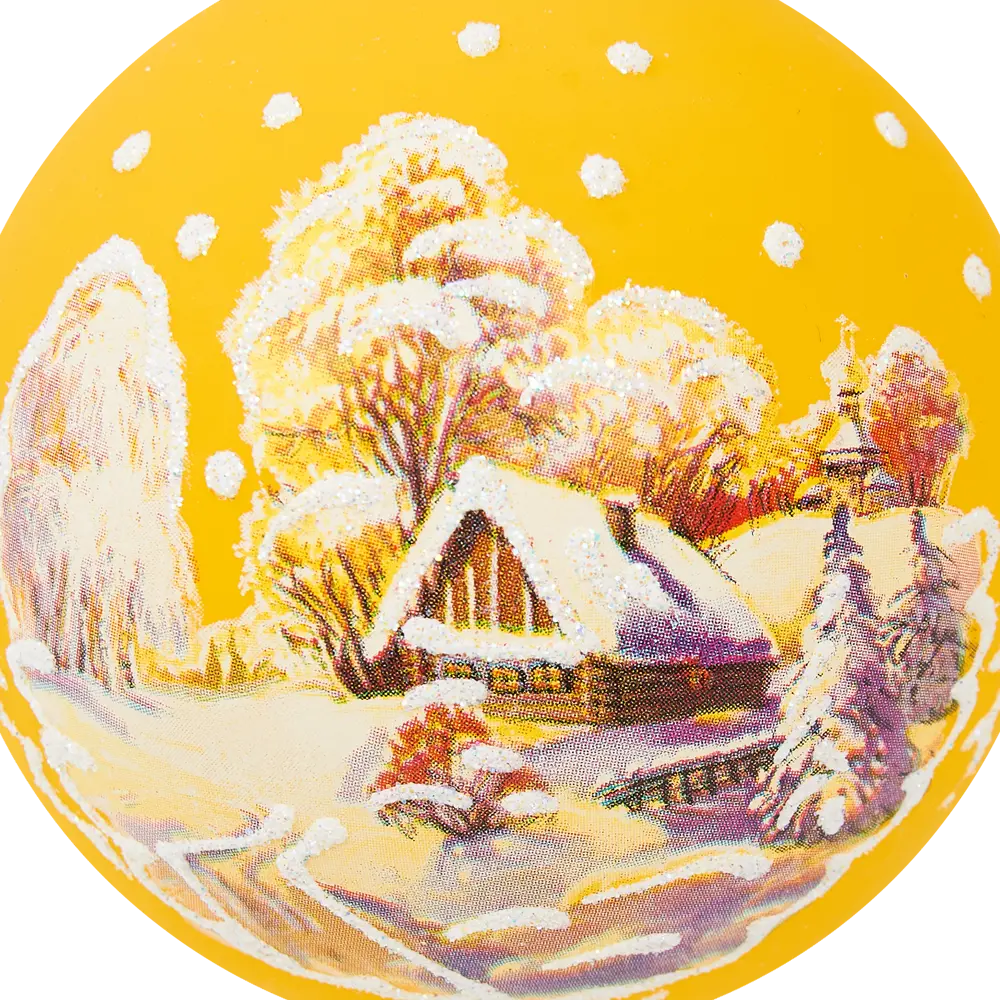 Шар Русская зима 3 КУ-65-214191 Коломеев 6.5x7 см 85178262 STLM-2200434 Santreyd  - Вид №1