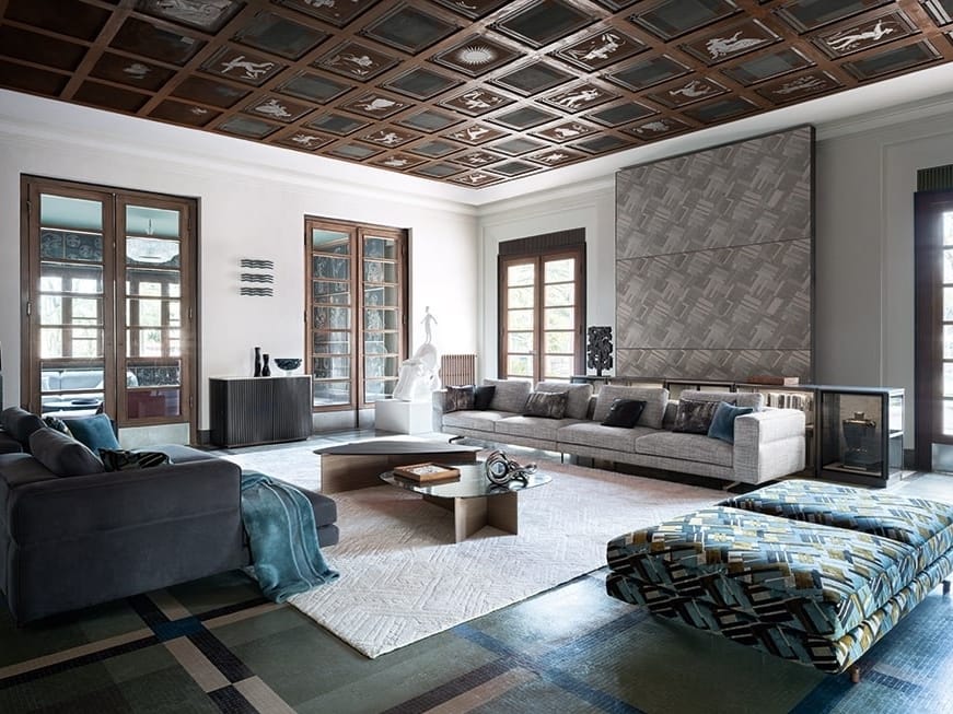 2-местный диван из ткани или кожи Giorgetti SOHO ARCH-00068883 - Вид №2