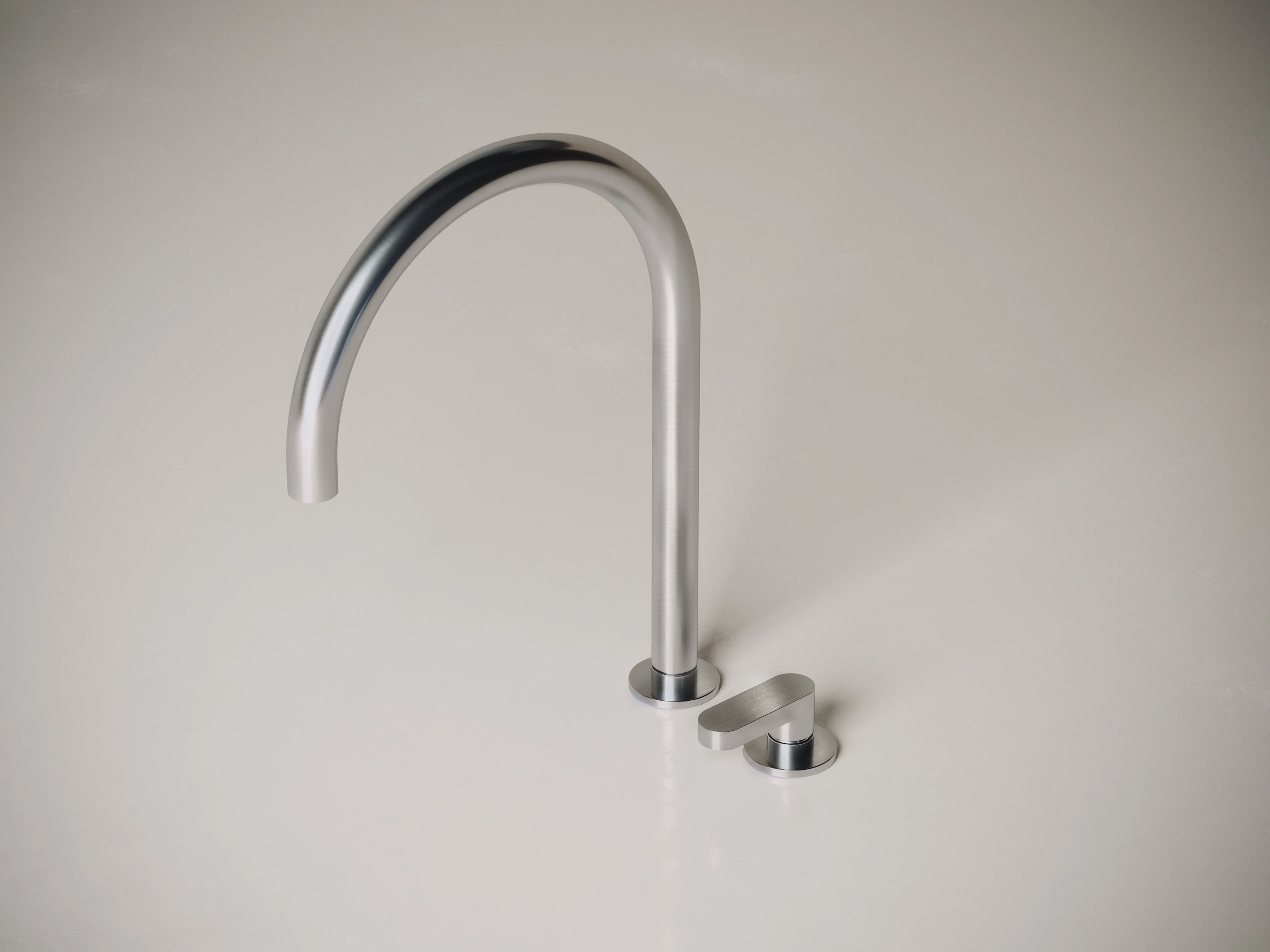 Смеситель для раковины из нержавеющей стали с поворотным горлышком COCOON John Pawson ARCH-00055268