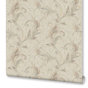 Обои флизелиновые Ornamy Miracle бежевые 1.06 м 8003-21