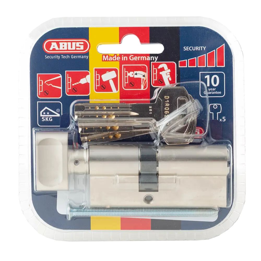 Цилиндр ABUS D12 NIS с защитой от взлома (ключ-вертушка) 82732450 D 12 STLM-0034932 - Вид №2