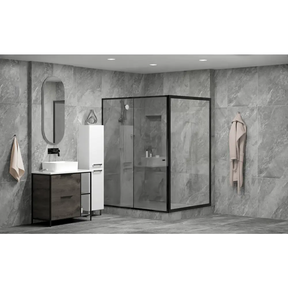 Глазурованный керамогранит Global Tile Pandora 60x120 см 1.44 м² матовый цвет серый 89448731 STLM-2164195 Pandora_GT - Вид №6