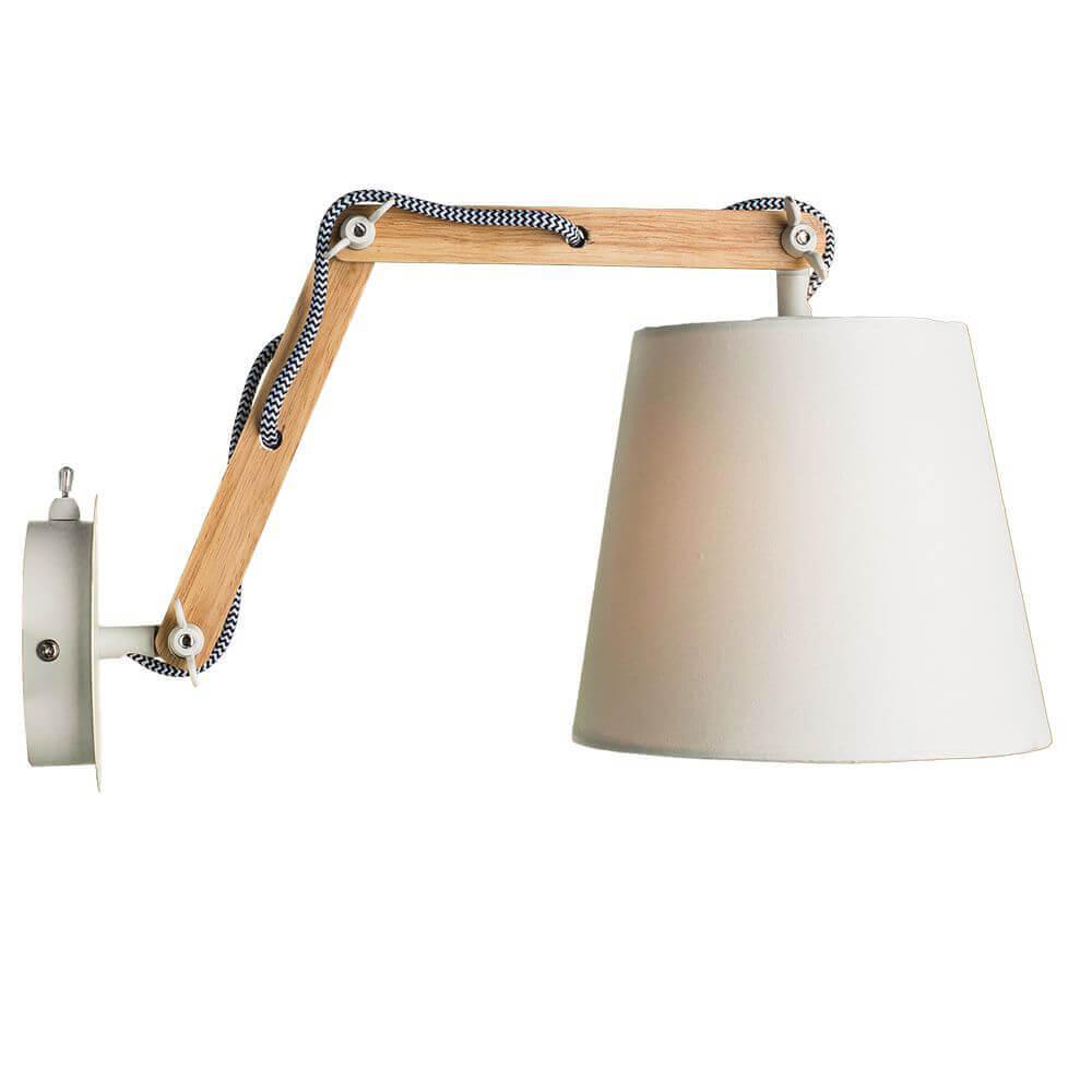 Спот настенный с абажуром белый Pinoccio A5700AP-1WH ARTE LAMP PINOCCIO WHITE 00-3891493 Белый  - Вид №2
