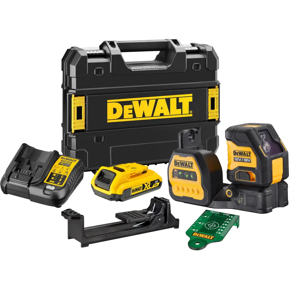 Уровень лазерный Dewalt DCE088G18 зеленый луч, 30 м STLM-2026239 - Вид №1