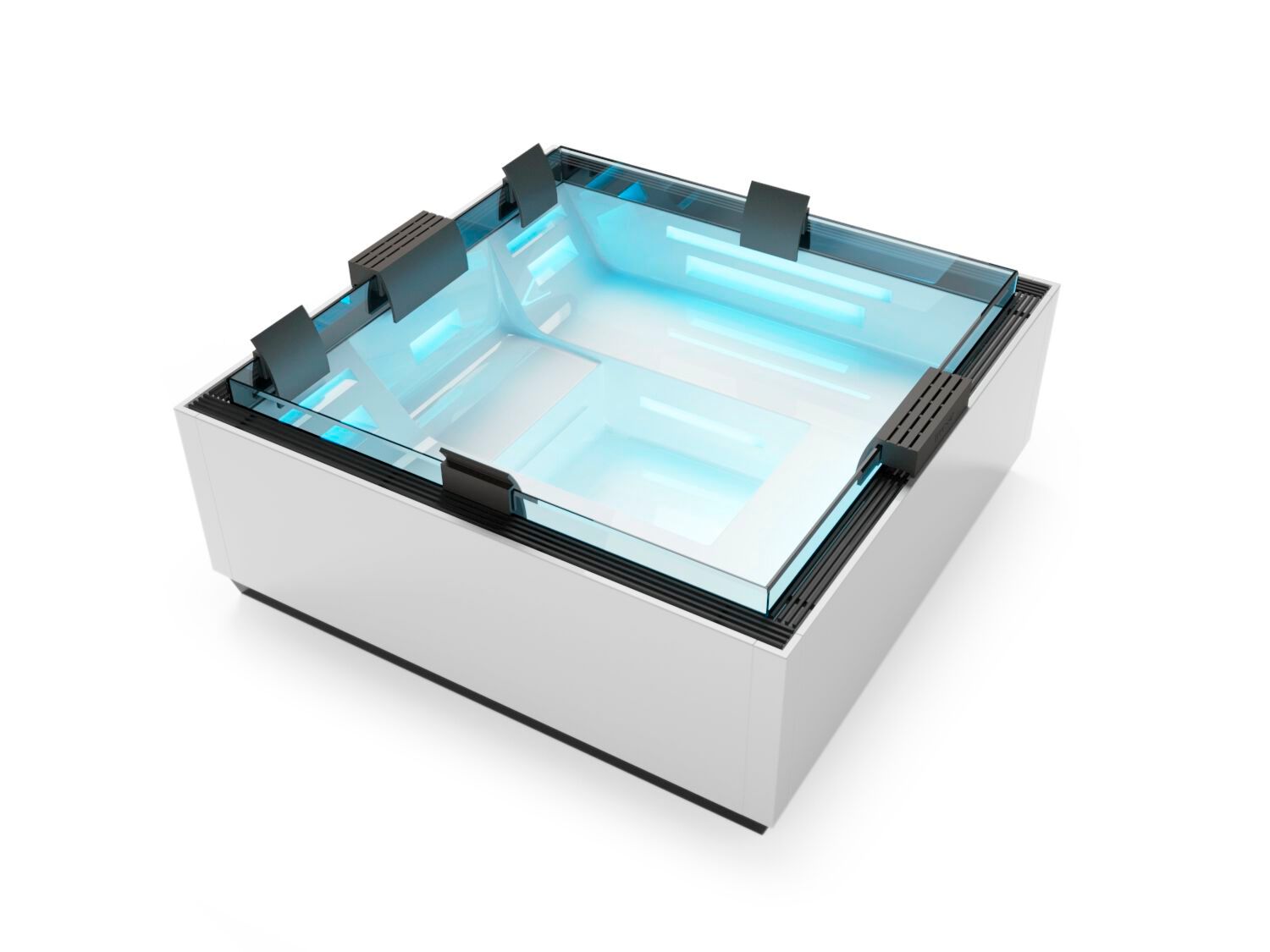 Квадратный мини-бассейн с гидромассажем Gruppo Treesse Minipiscine-Ghost Plus ARCH-00107749 - Вид №1