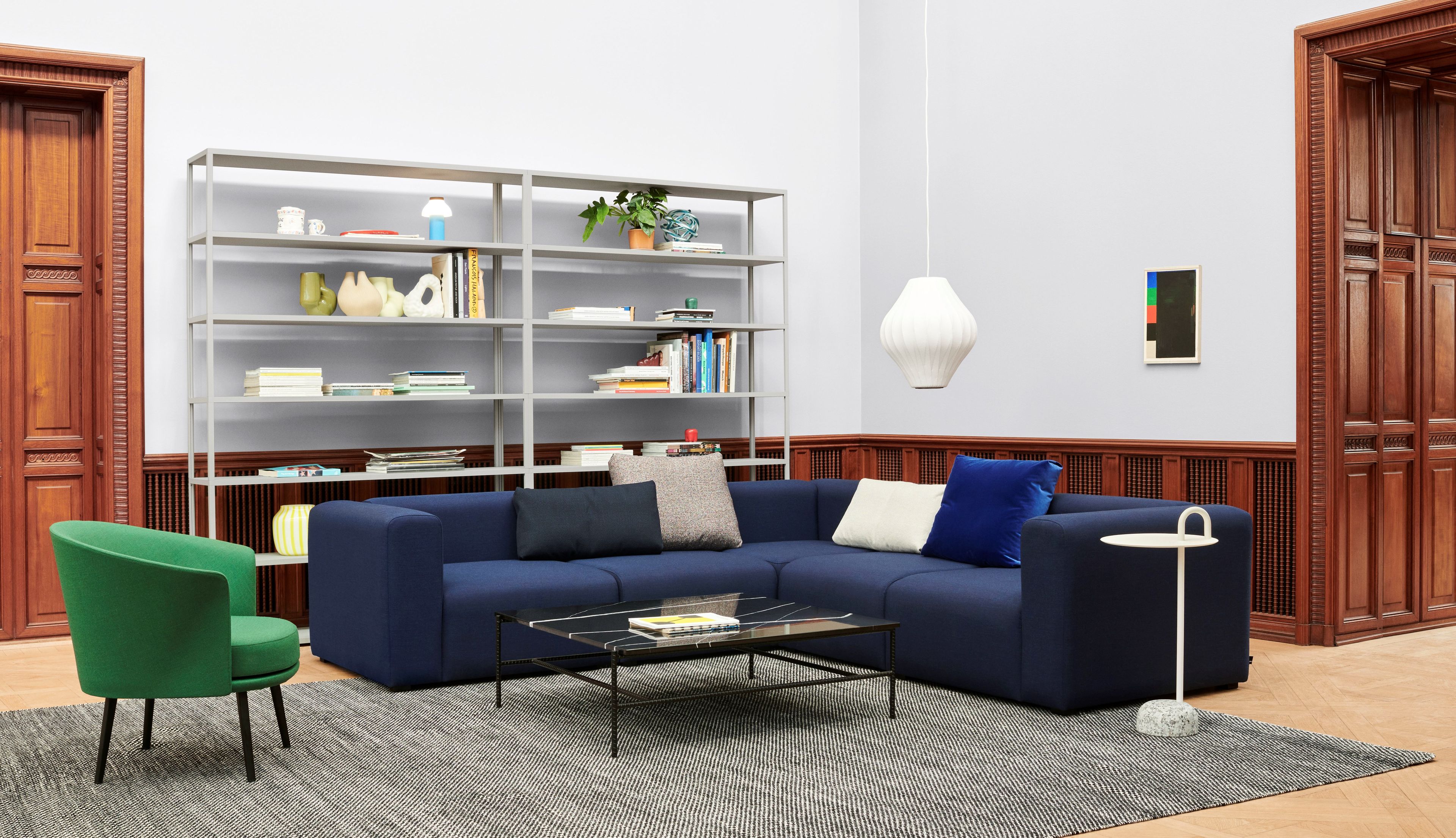 Прямоугольный мраморный журнальный столик Hay арматура ARCH-00107983 - Вид №13