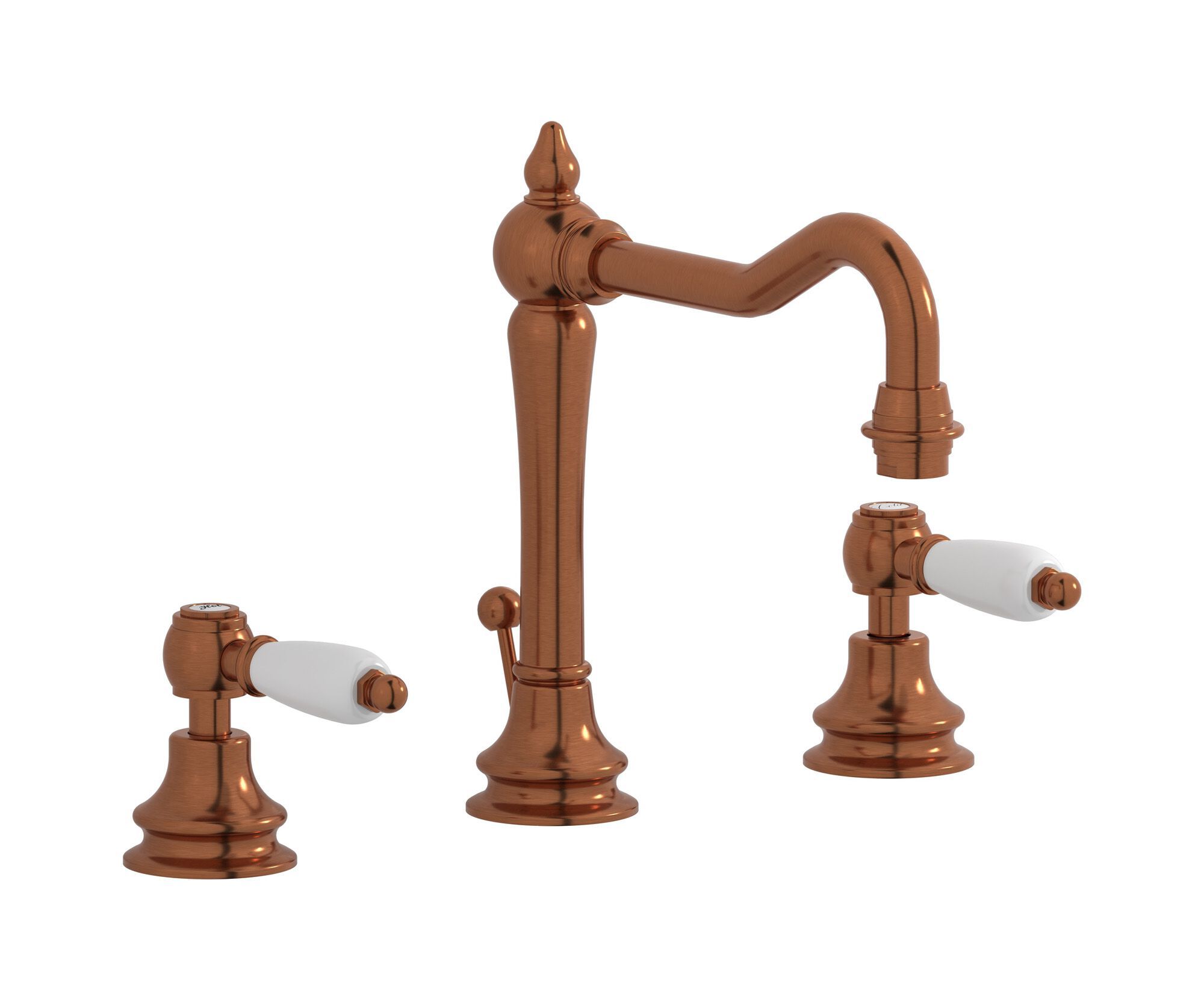 Смеситель для раковины с 3 отверстиями для пола с автоматическим сливом IB Hermes + Hermes Elle ARCH-00017372 - Вид №4