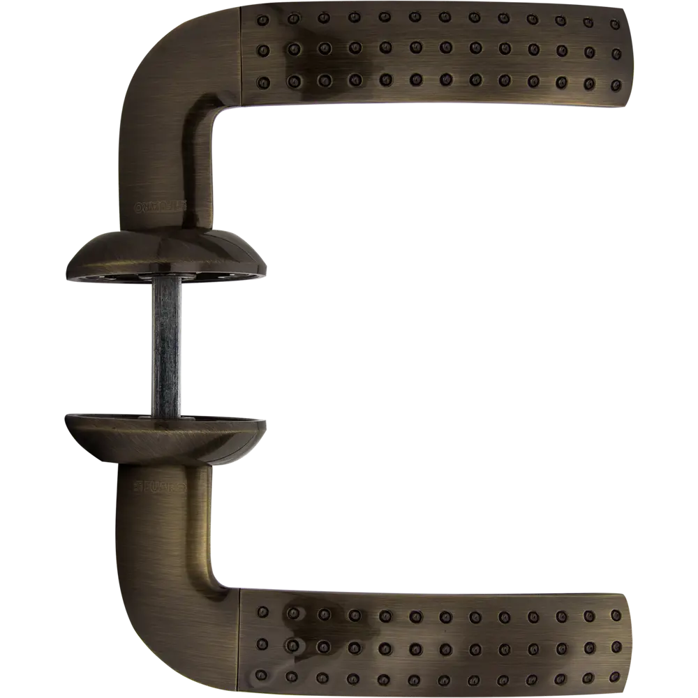 Ручка дверная на розетке Intro RM ABG6, цвет бронза FUARO STLM-2011766 - Вид №2