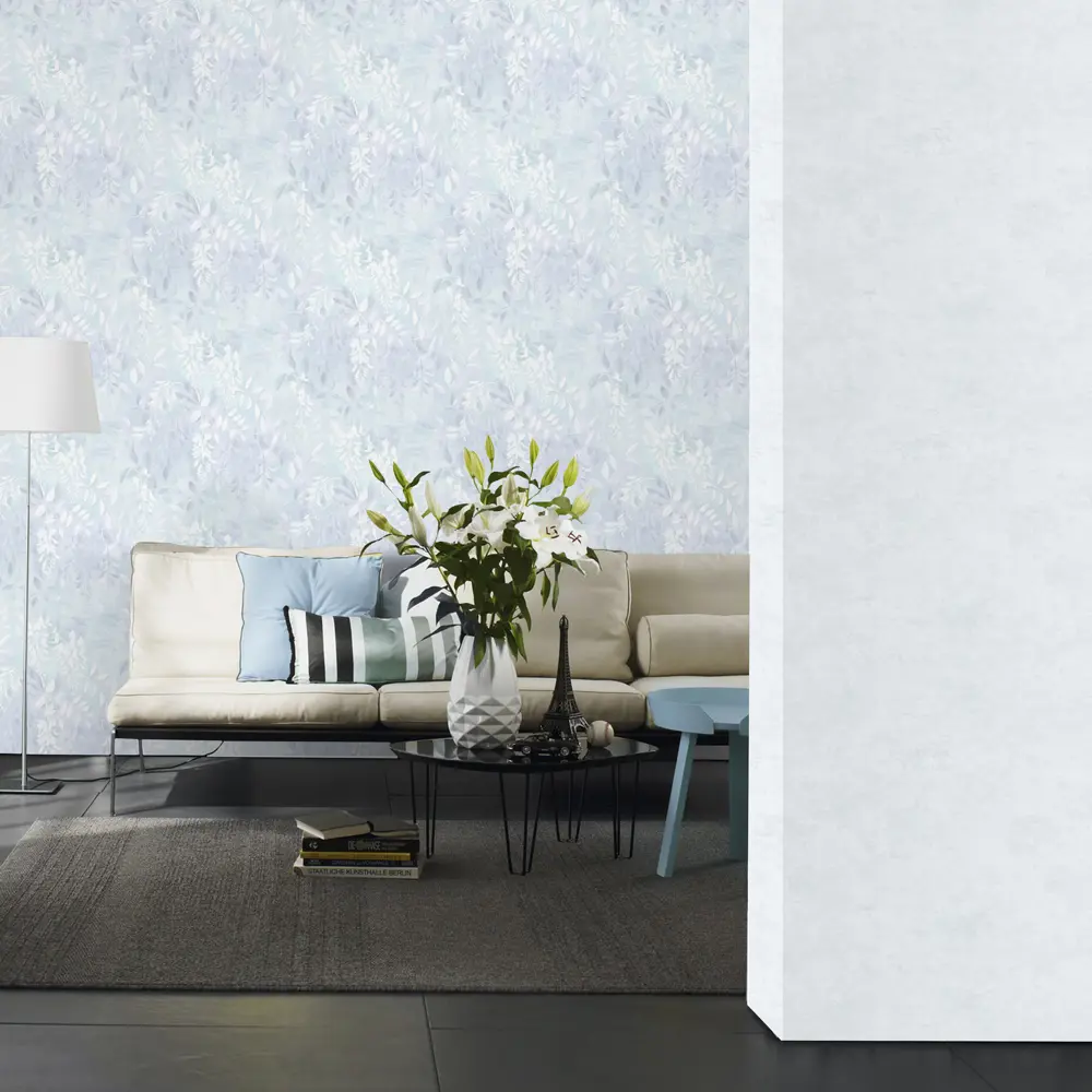 Обои флизелиновые Erismann Oasis голубые 1.06 м ЭР60596-04 STLM-2133513 - Вид №4