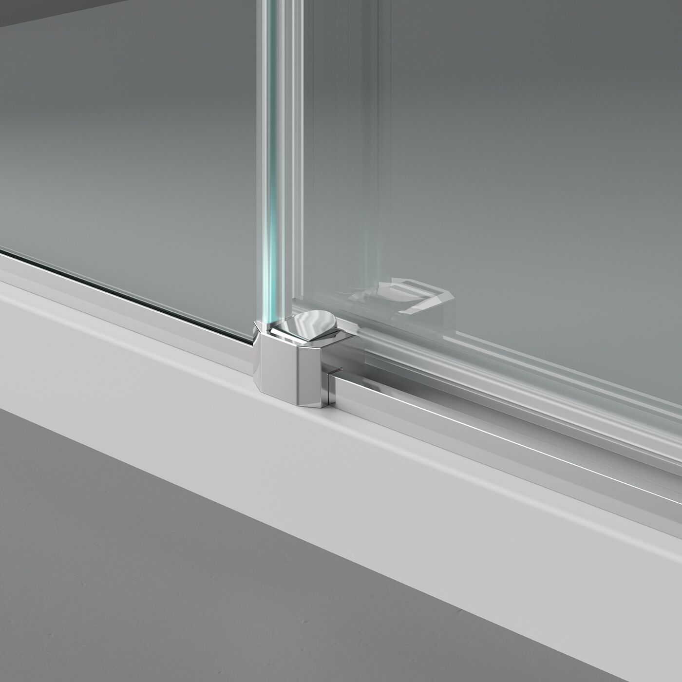 Стеклянная душевая кабина с раздвижной дверью Vismaravetro SERIE 7200 ARCH-00057320 - Вид №8