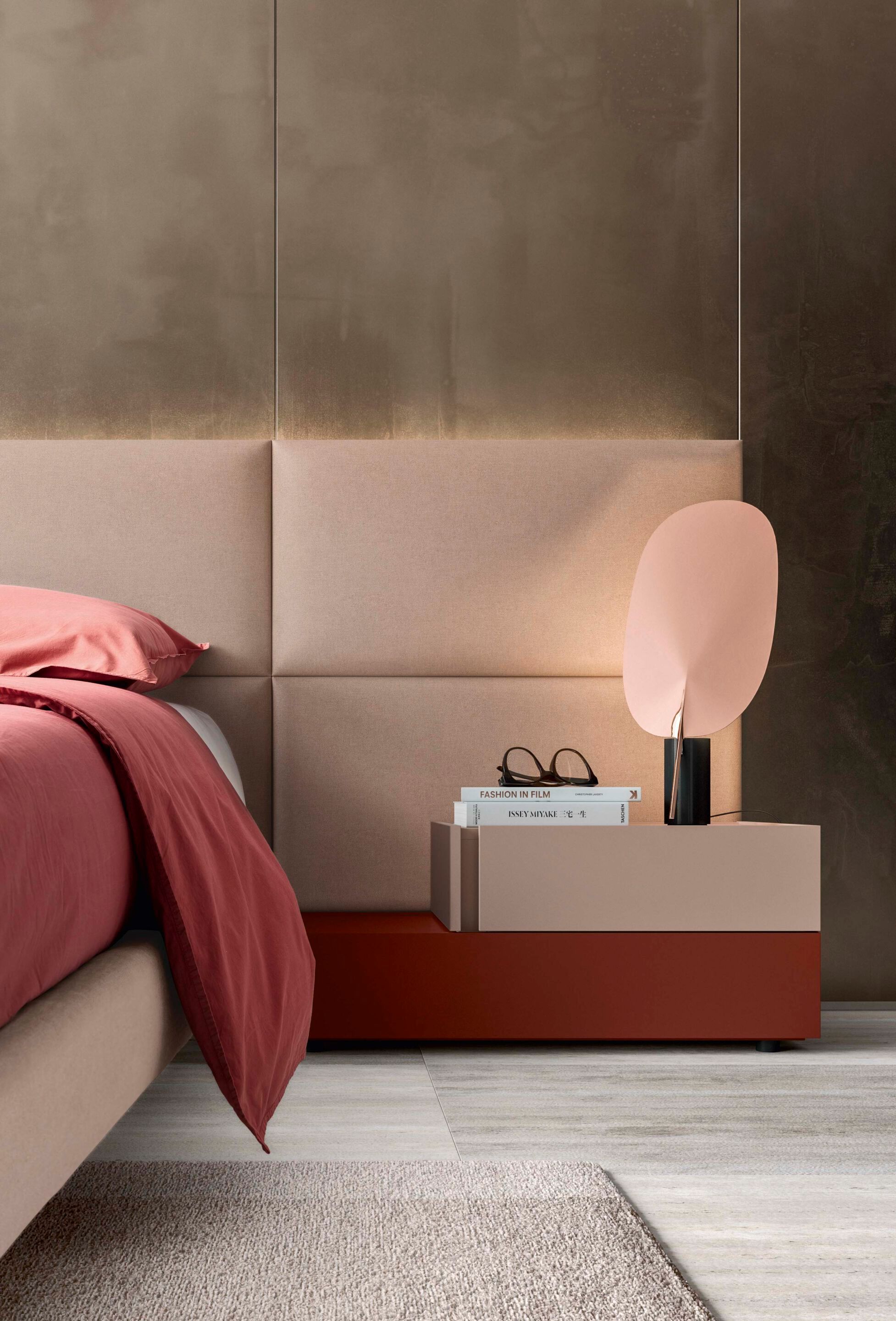 Высокое изголовье для двуспальной кровати со встроенными тумбочками Alf DaFrè SUITE SYSTEM 2 ARCH-00143538 - Вид №26