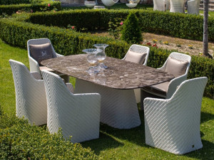 Прямоугольный садовый стол