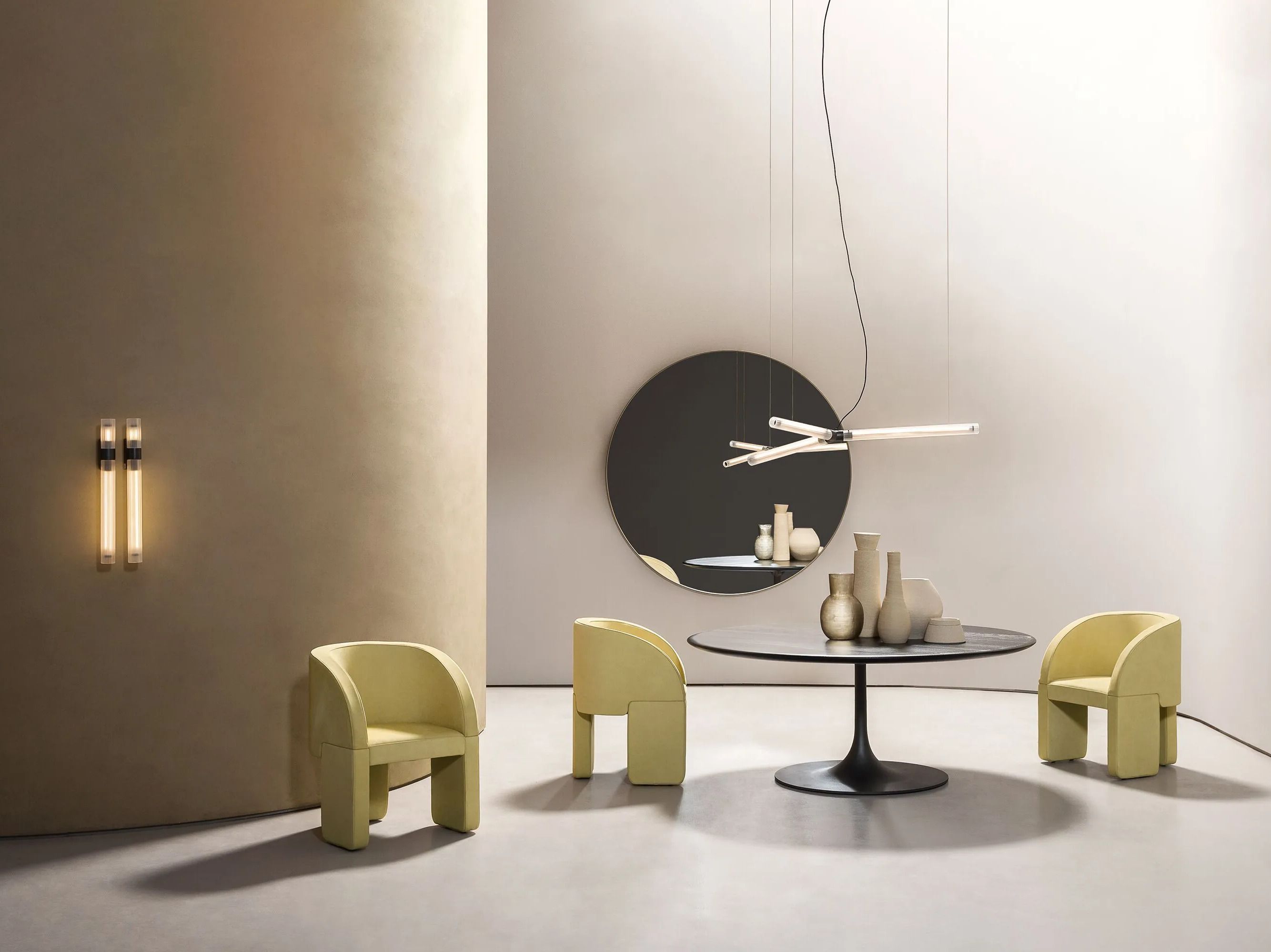 Круглый стол из массива дерева Baxter Bourgeois ARCH-00098738 - Вид №1