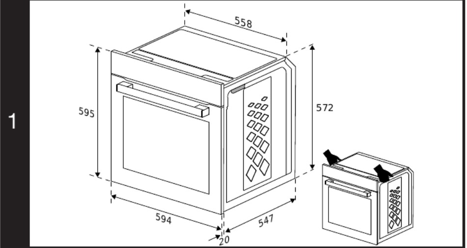 5495232 Электрический духовой шкаф Hotpoint FE9 831 JSH WHG белый STDN-0001803 - Вид №11