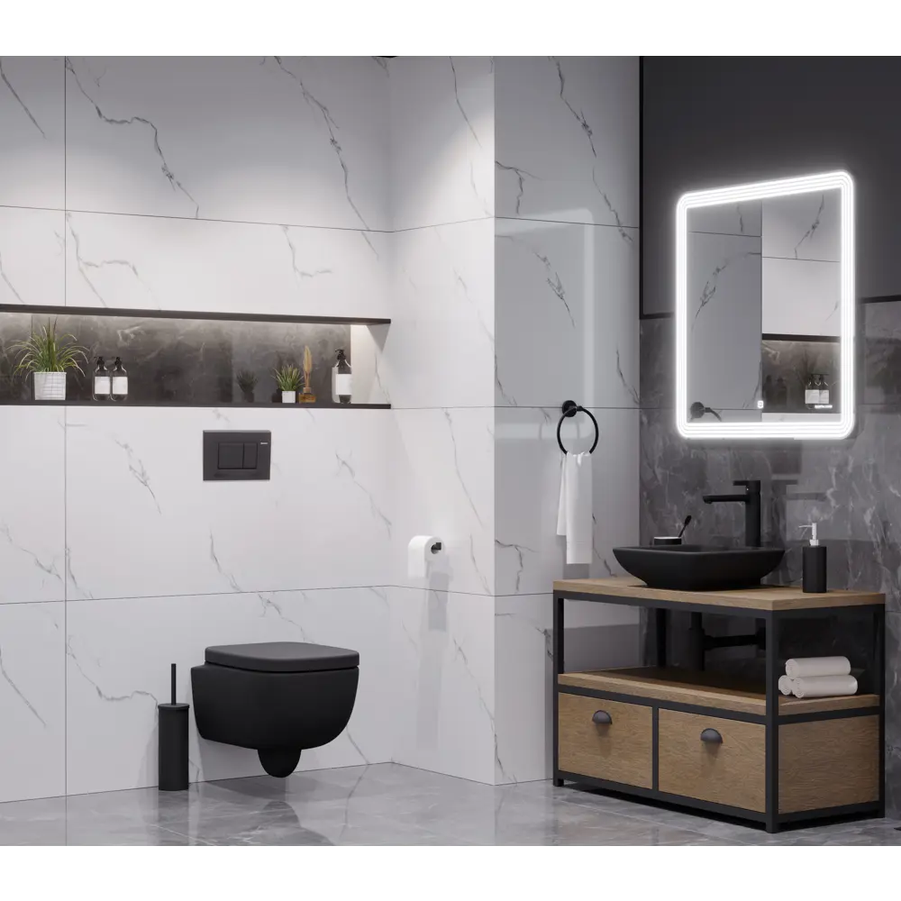 Керамогранит Grasaro Softmarble 60x120 см 1.44 м² лаппатированный цвет белый STLM-2165406 - Вид №4