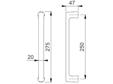 Латунная ручка HOPPE DALLAS ARCH-00060407 - Вид №2