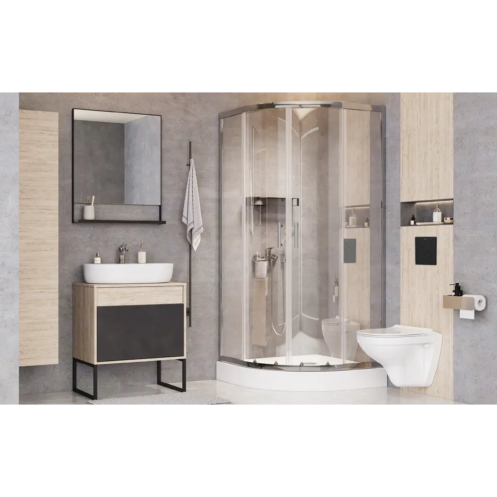 Комплект подвесного унитаза Santek Нортон с инсталляцией и микролифтом 89426694 STLM-1572079 - Вид №10