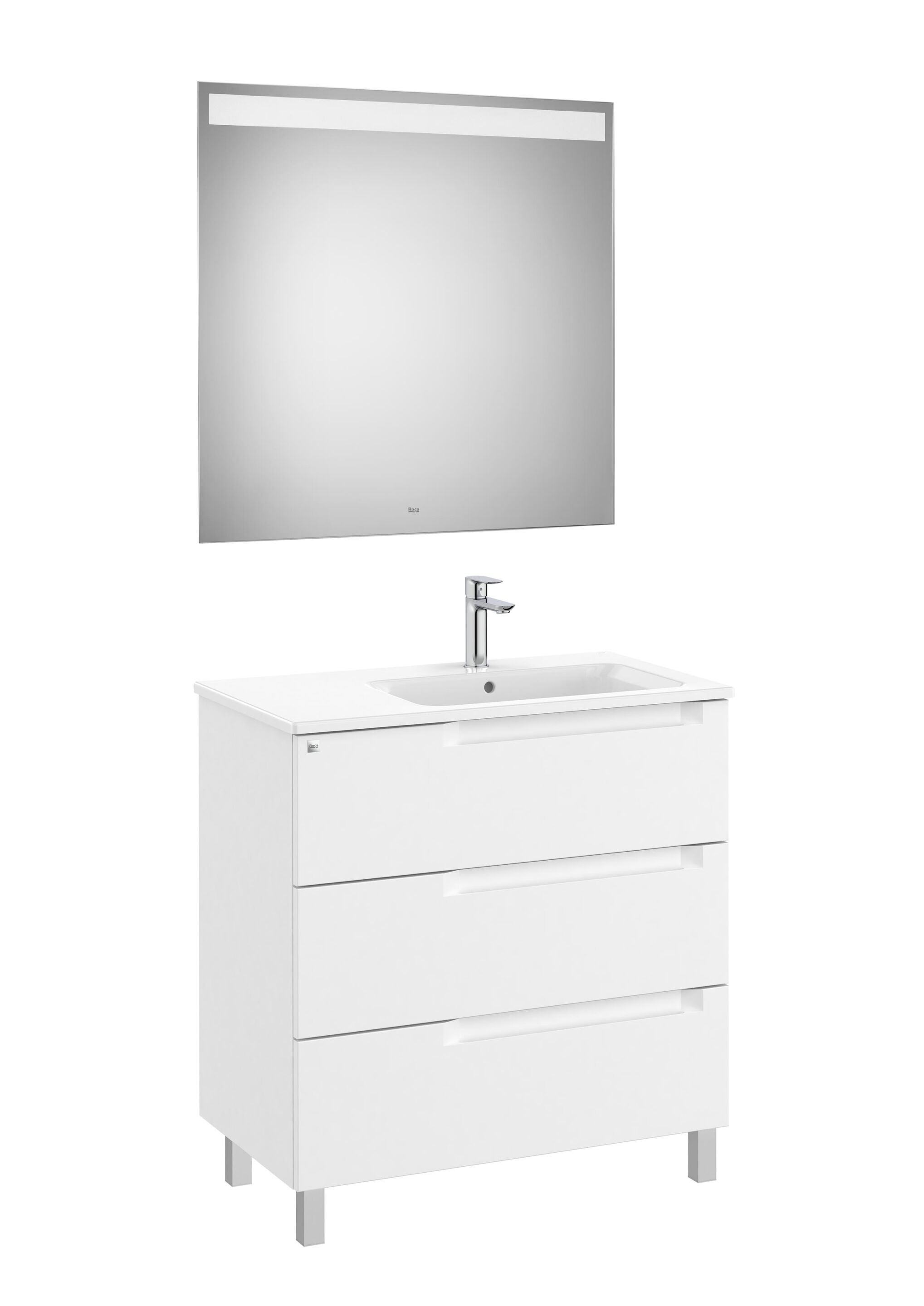 Деревянный напольный умывальник с зеркалом Roca Aleyda ARCH-00106137 - Вид №8