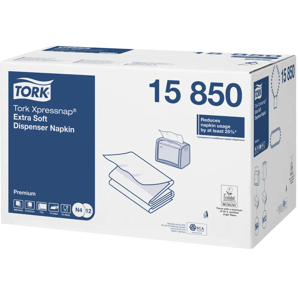 Салфетки для диспенсера Tork одноразовые, 1000 штук STLM-2041348 - Вид №2