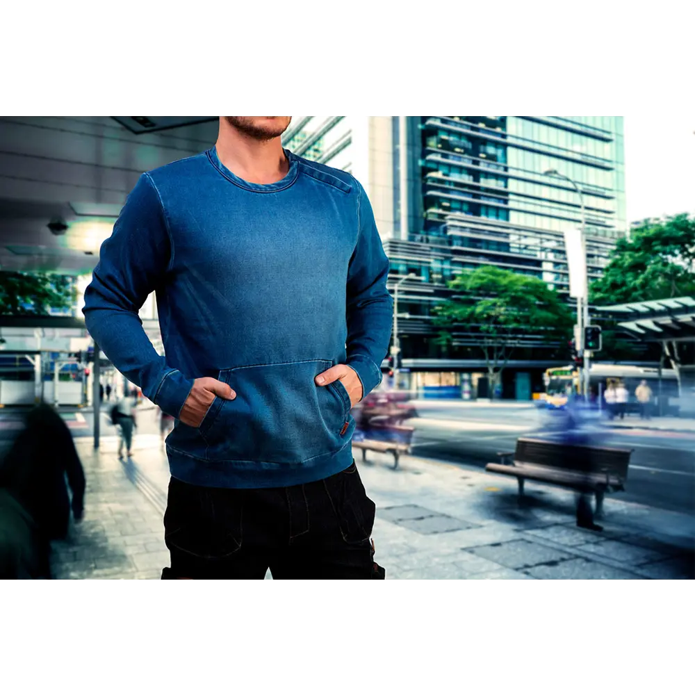 Толстовка рабочая Neo Tools Denim цвет темно-синий размер S/48 рост 175-178 см STLM-2189098 - Вид №4