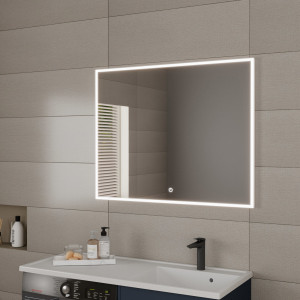 90585928 Зеркало для ванной с подсветкой 100х80см STOUN STLM-0295948 VENECIANA