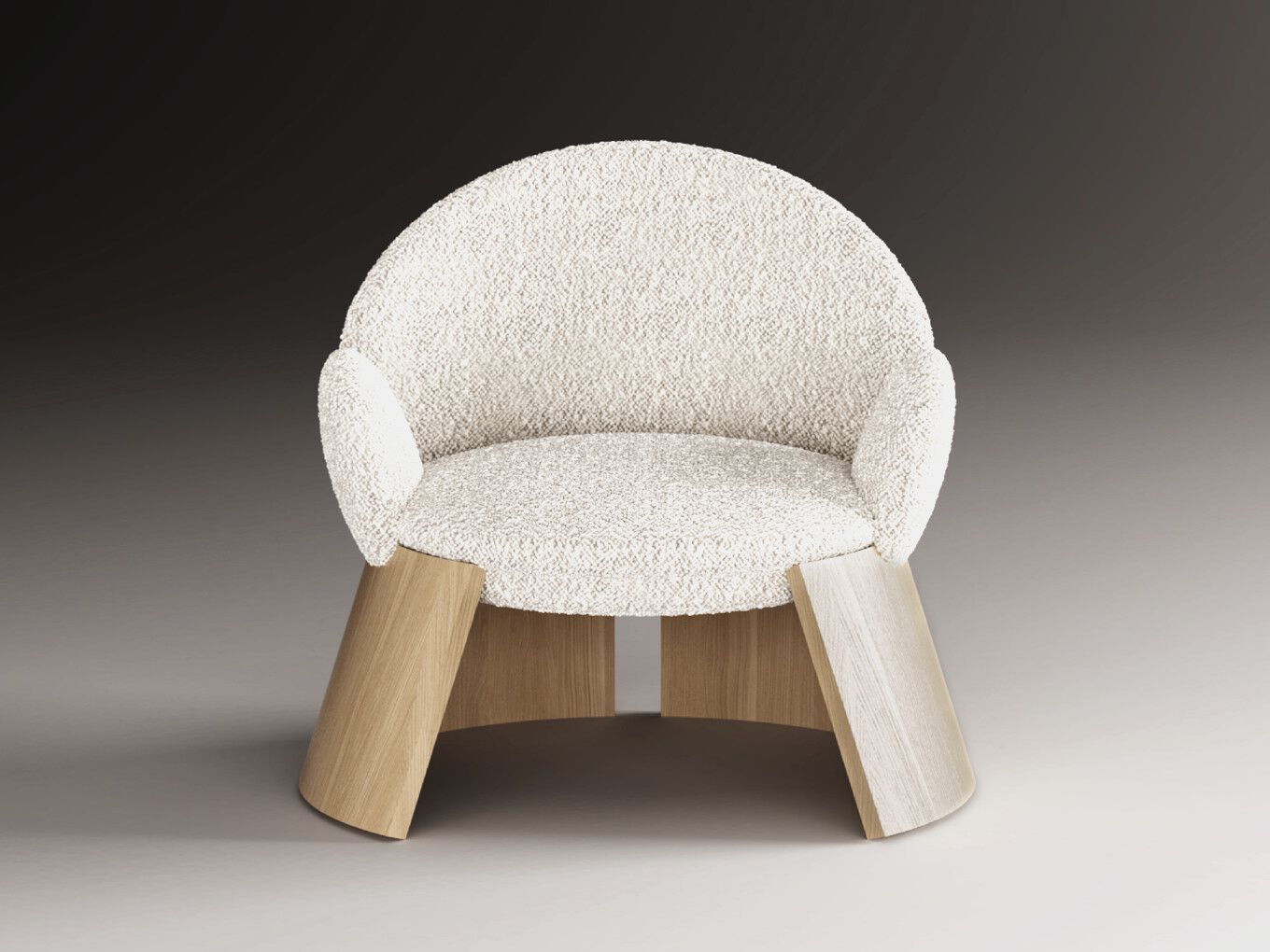 Тканевое кресло с подлокотниками CASA +39 ENCORE Italia ARCH-00030286